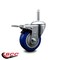 Service Caster 4 Inch Blue Polyurethane Wheel Swivel 58 Inch Threaded Stem Caster Total Lock Brake SCC SCC-TSTTL20S414-PPUB-BLUE-58212 - alternate 2